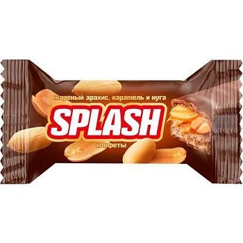 АККОНД Конфеты SPLASH жареный арахис, карамель и нуга 1кг