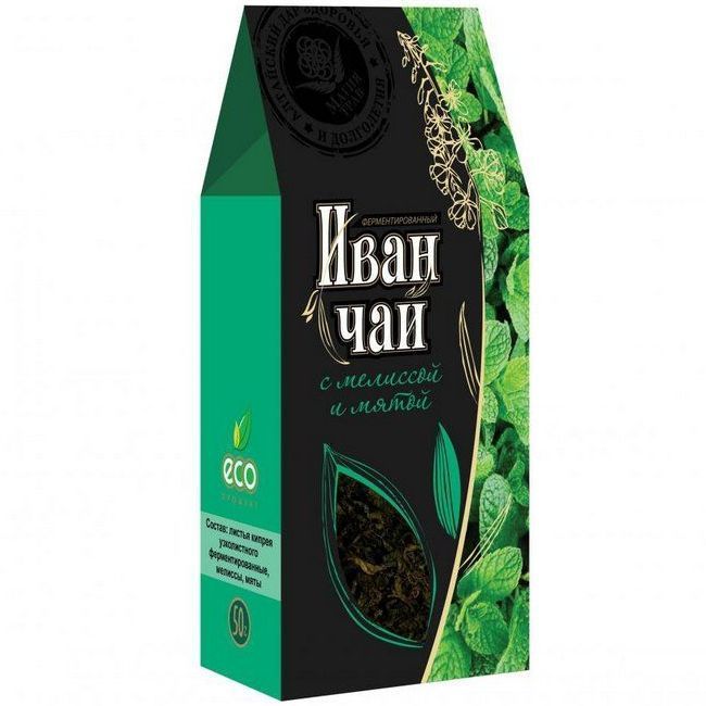 Чайный напиток Иван-чай ферментированный с мелиссой и мятой пак. 50г