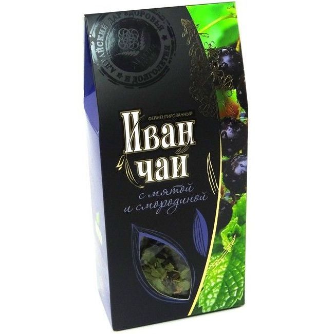 Чайный напиток Иван-чай ферментированный с мятой и смородиной пак. 50г