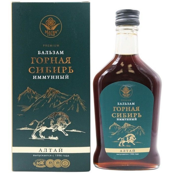 Бальзам безалкогольный СИБИРЬ горная иммунный 250мл