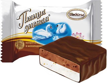 АККОНД Конфеты ПТИЦА ДИВНАЯ двухслойная в шоколадной глазури 1кг