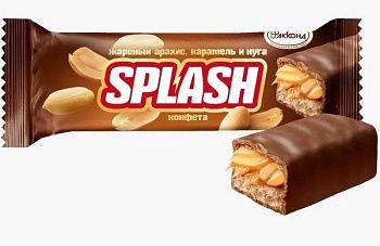 АККОНД Конфеты SPLASH жареный арахис, карамель и нуга 40г