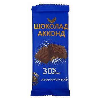 Шоколад АККОНД молочный 90г