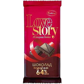 АККОНД Шоколад Лав Стори горький 82г