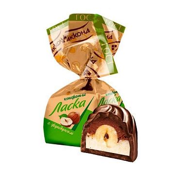 АККОНД Конфеты ЛАСКА с фундуком 1кг