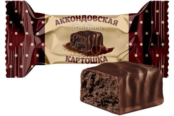 АККОНД Конфеты АККОНДОВСКАЯ КАРТОШКА Pralineo 1кг АККОНД Конфеты АККОНДОВСКАЯ КАРТОШКА Pralineo 1кг