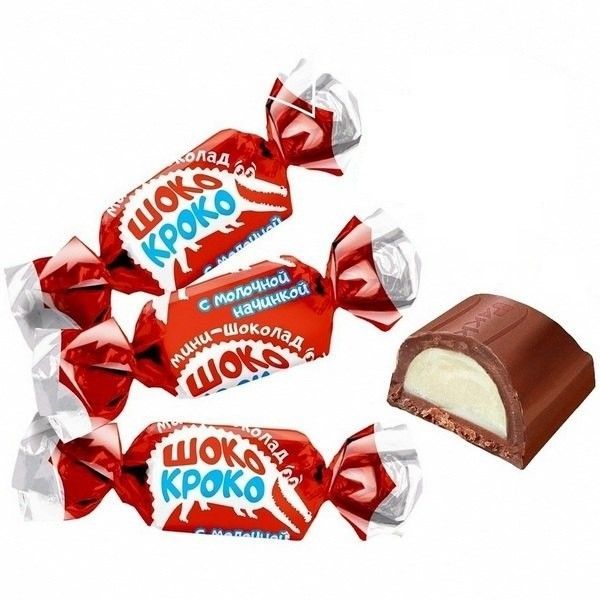 АККОНД Мини-шоколад ШОКО-КРОКО с молочной начинкой 1кг АККОНД Мини-шоколад ШОКО-КРОКО с молочной начинкой 1кг
